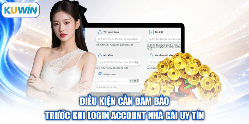 Điều kiện cần đảm bảo trước khi login account nhà cái uy tín