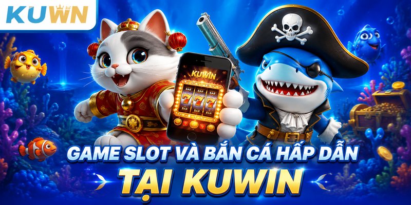game slot và bắn cá kuwin cực vip